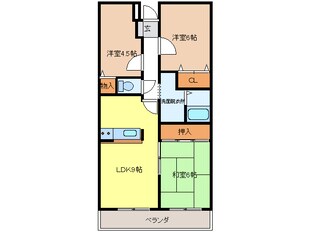 グレイシャス東島の物件間取画像